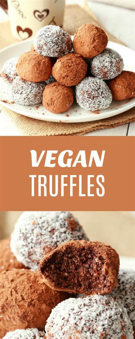 easy-no-bake-vegan-truffles-loving-it-vegan image