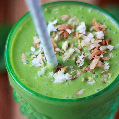 toasted-coconut-green-smoothie-kitchen-treaty image