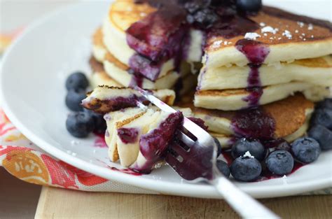 buttermilk-pancakes-with-blueberry-sauce-mommy image