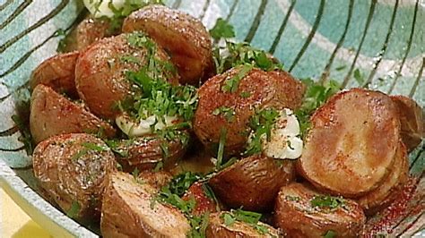 roasted-new-potatoes-with-garlic-food-network image