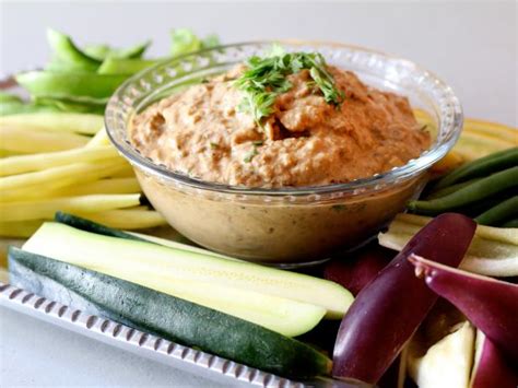 ginger-almond-eggplant-dip-recipes-cooking-channel image