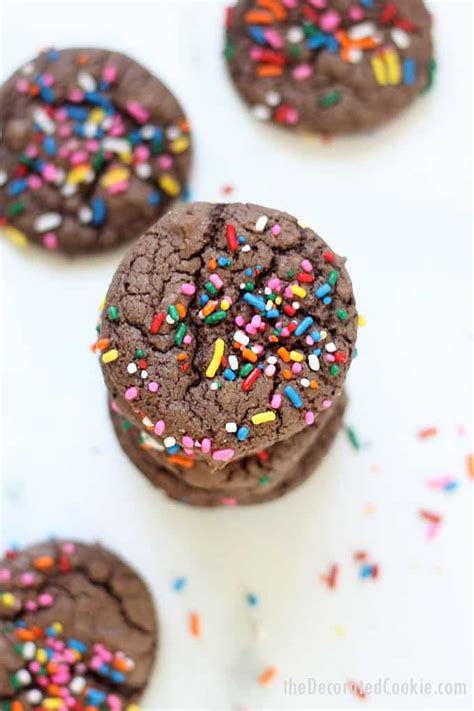 chocolate-cake-mix-cookies-easy-3-ingredient image