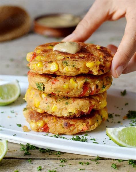 chickpea-fritters-with-veggies-elavegan image