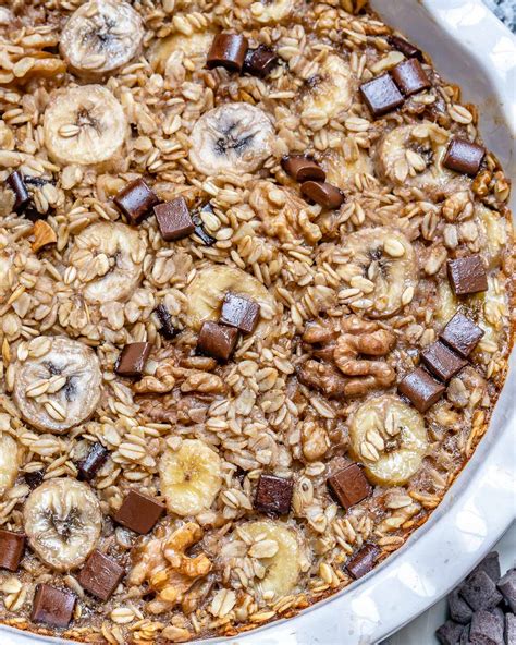 chocolate-chip-banana-baked-oatmeal-for-cozy image