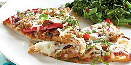 sausage-pepper-and-mushroom-pizza-recipe-myrecipes image