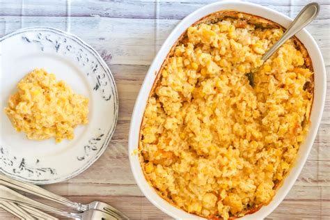 cheesy-corn-casserole-fresh-simple-home image