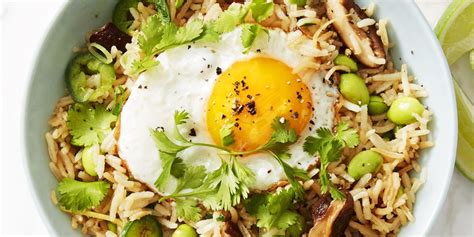 vegetarian-fried-rice-with-shiitakes-and-edamame image