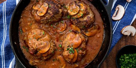 best-salisbury-steak-recipe-with-mushroom-gravy image