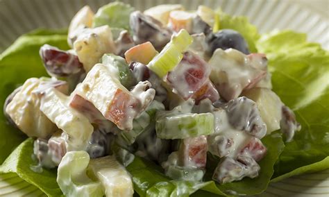 make-a-classic-waldorf-salad-with-apples-grapes image