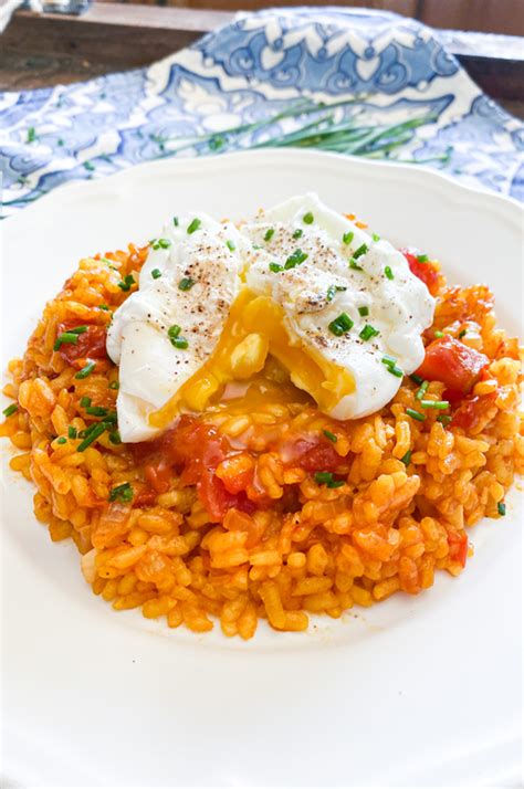 spanish-tomato-rice-with-poached-eggs-spain-on-a-fork image