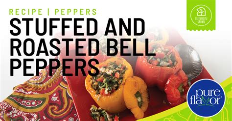 stuffed-and-roasted-bell-peppers-pure-flavor image