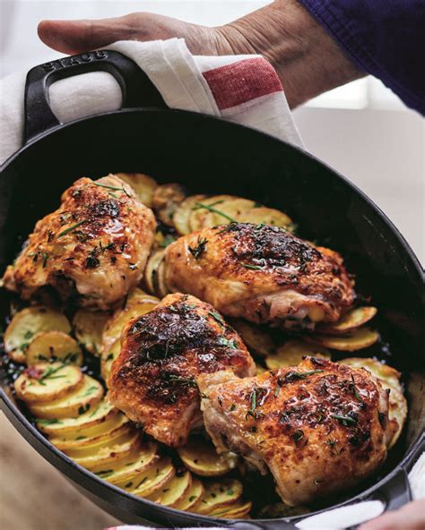 ina-gartens-skillet-roasted-lemon-chicken-and-potatoes image