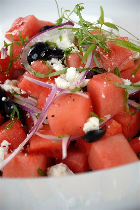 watermelon-feta-and-black-olive-salad-gusto-tv image