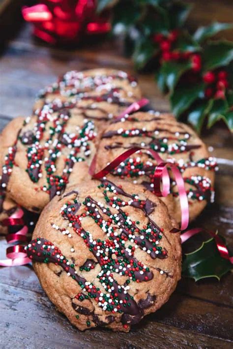 chocolate-chip-christmas-cookies-errens-kitchen image