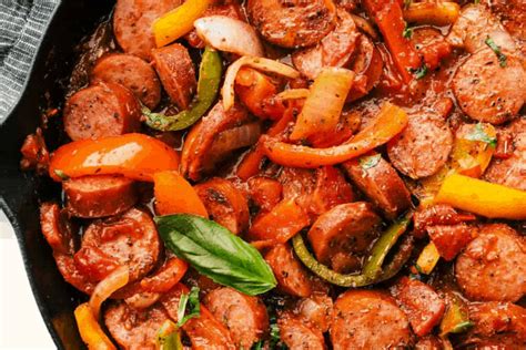 skillet-italian-sausage-and-peppers-the-recipe-critic image