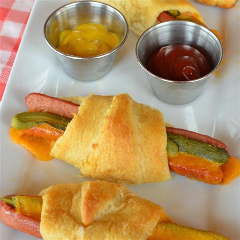 best-easy-cheesy-hot-dog-crescent-rolls image