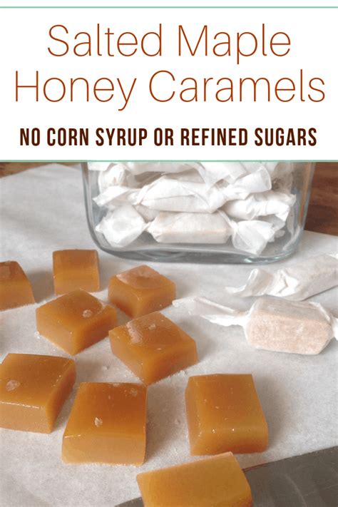 salted-maple-honey-caramels-no-corn-syrup-salt image