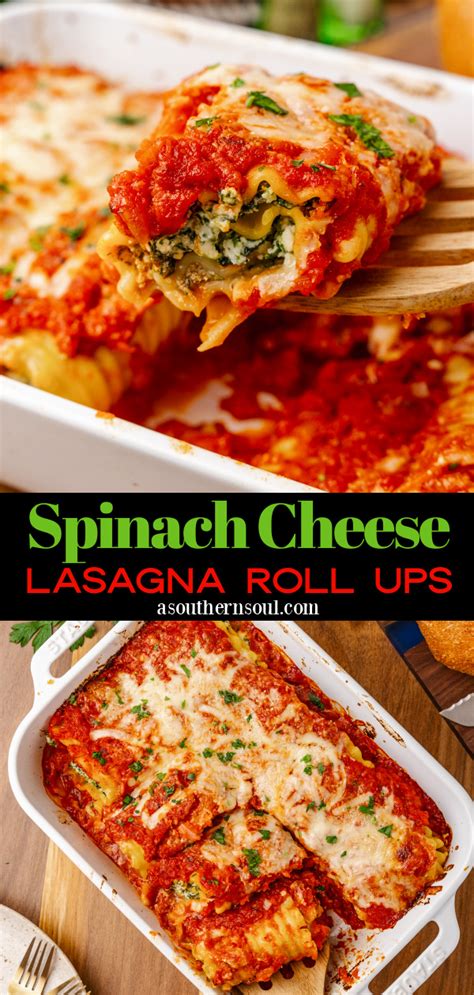 spinach-and-cheese-lasagna-roll-ups-a-southern-soul image