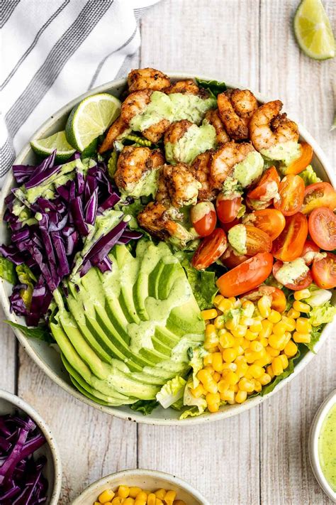 shrimp-taco-salad-ahead-of-thyme image