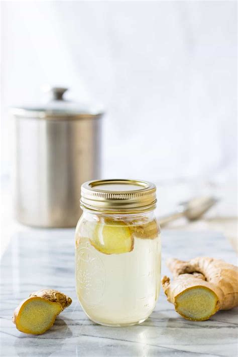 ginger-simple-syrup-healthy-seasonal image