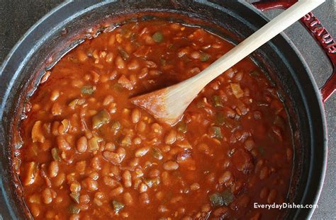 homemade-bbq-baked-beans-everyday-dishes-diy image