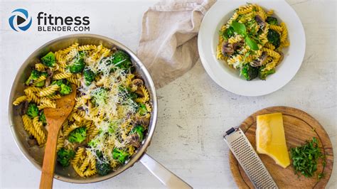 20-minute-dinner-broccoli-and-mushroom-pasta image