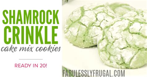 shamrock-crinkle-cookies-recipe-with-cake-mix image