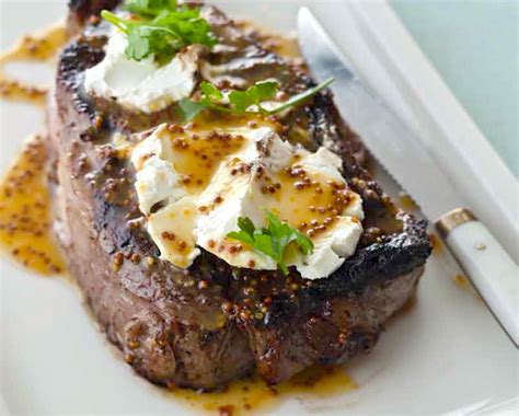 steak-time-ribeye-with-goat-cheese-and-meyer-lemon image