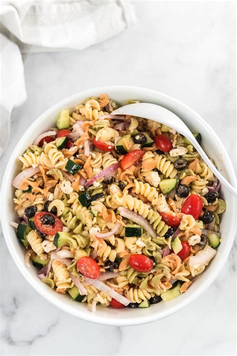 the-best-greek-pasta-salad-recipe-deliciously image