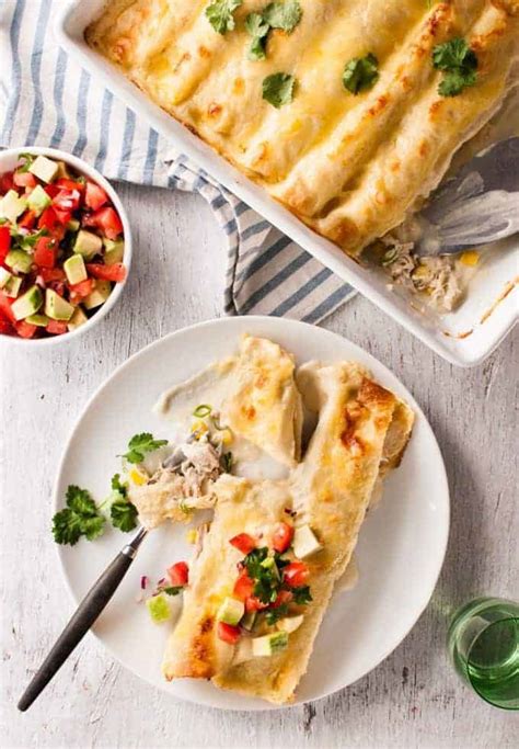 creamy-white-chicken-enchiladas-recipetin-eats image