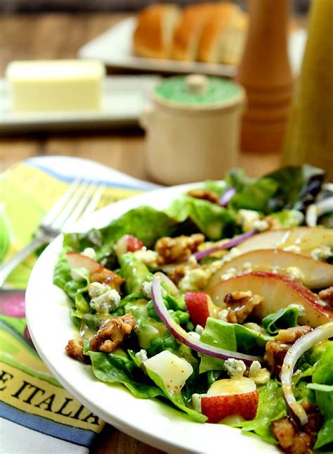 pear-walnut-and-gorgonzola-salad-with-maple-dijon image