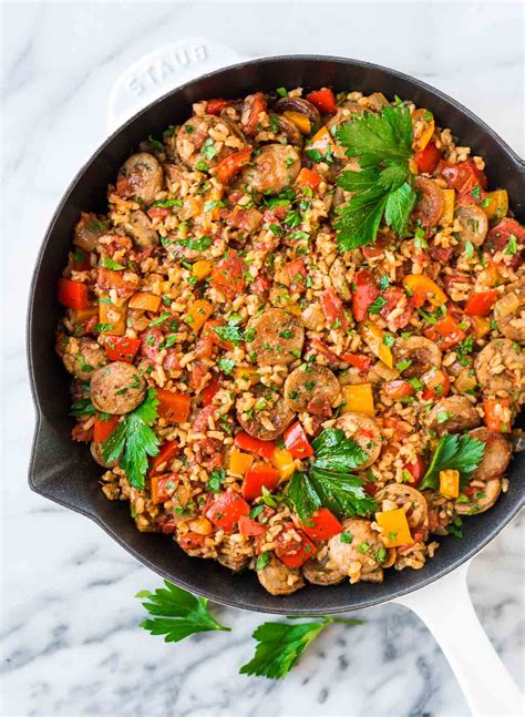 italian-sausage-and-rice-casserole-one-pan-meal image
