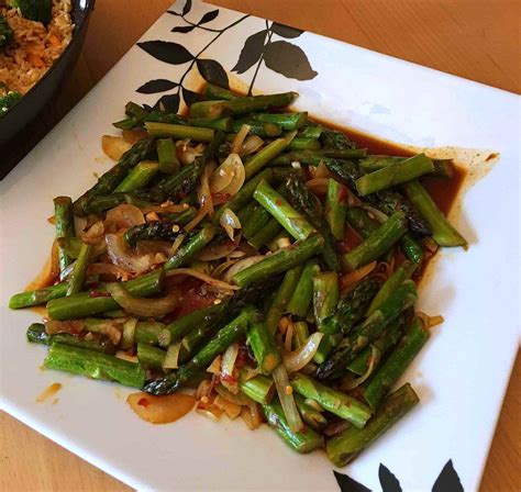 spicy-asparagus-stir-fry-indo-chinese-fusion image