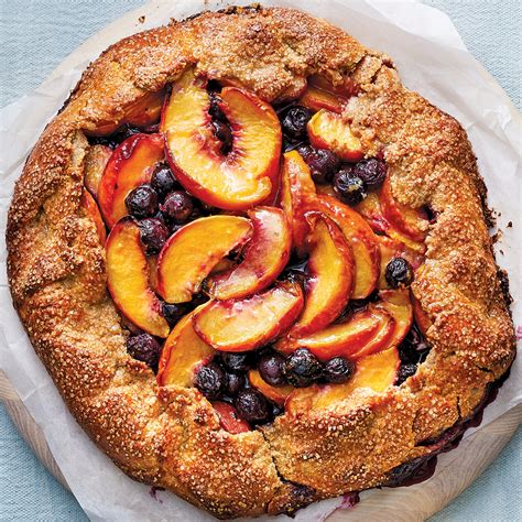 peach-blueberry-galette-recipe-eatingwell image