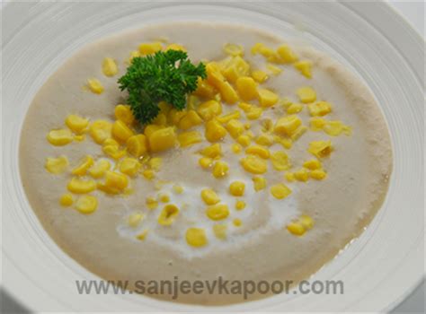 creamy-mushroom-and-corn-soup-recipe-card-sanjeev image