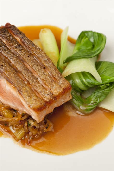 crispy-salmon-with-cabbage-recipe-great-british-chefs image
