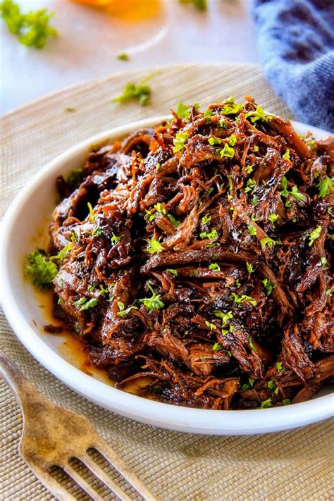 best-ever-slow-cooker-honey-balsamic-beef-sandwiches image