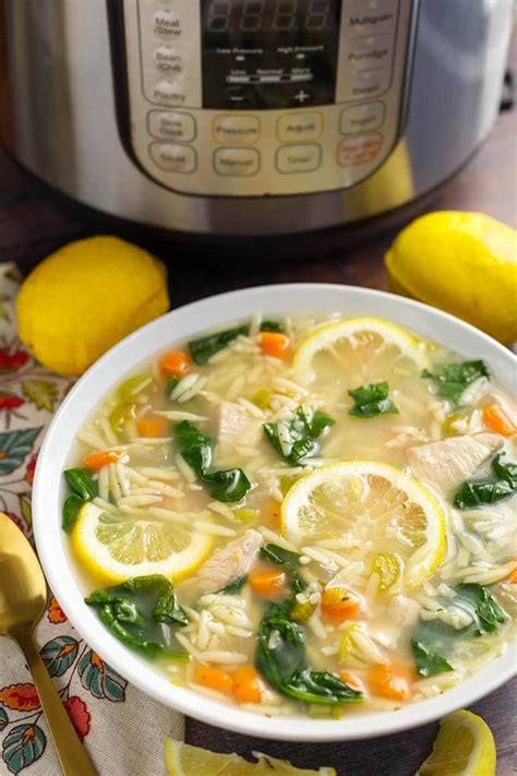 instant-pot-lemon-chicken-orzo-soup-simply-happy image