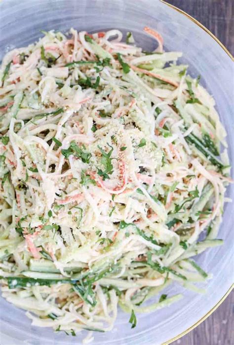 spicy-kani-salad-recipe-crab-and-cucumber image