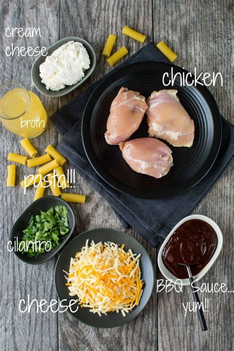 slow-cooker-barbecue-chicken-pasta-slow-cooker image