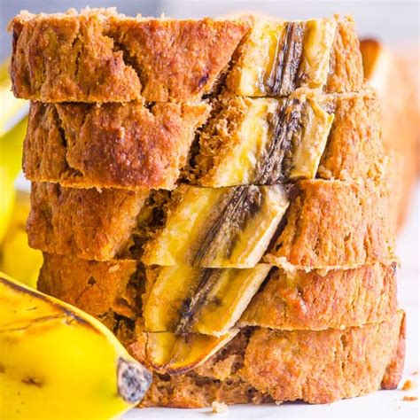 healthy-banana-bread-with-applesauce-ifoodrealcom image