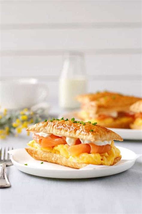 smoked-salmon-and-egg-breakfast-mille-feuille image
