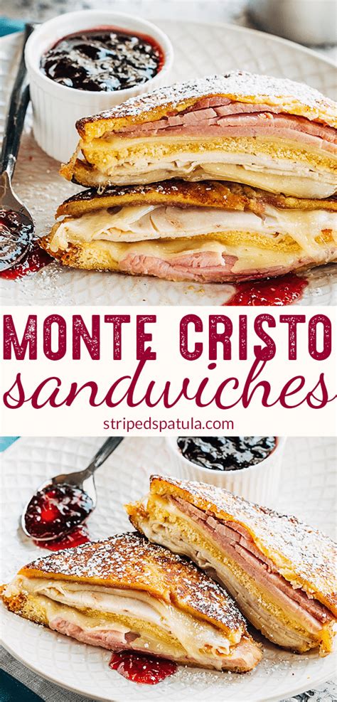 monte-cristo-sandwich-recipe-pan-fried-striped-spatula image