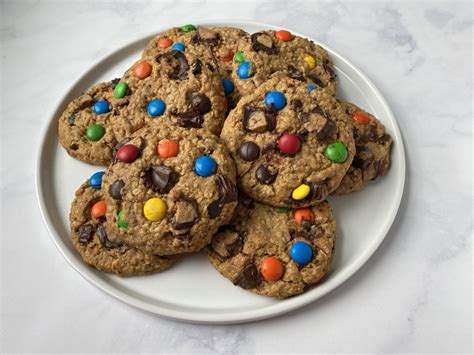 loaded-peanut-butter-monster-cookies-food-network image
