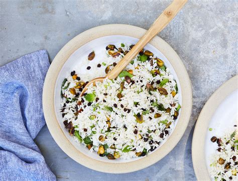 herbed-rice-salad-with-currants-and-pistachios image