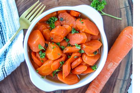 easy-glazed-carrots-recipe-savory-thoughts image
