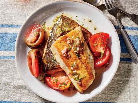 seared-mackerel-with-marinated-tomatoes image