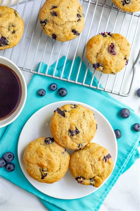 healthy-blueberry-muffins-family-food-on-the-table image