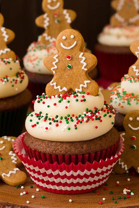 gingerbread-cupcakes-with-cream-cheese-frosting image