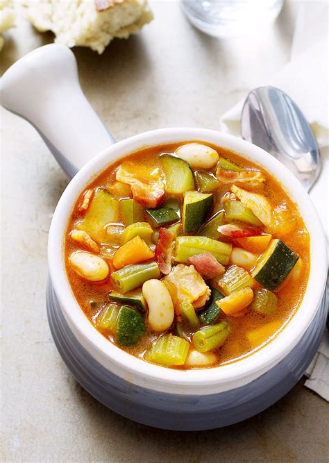 hearty-vegetable-soup-recipe-with-bacon image